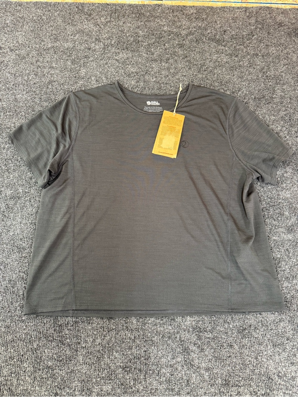 Fjallraven Men’s Black Short-Sleeve Crew Tee